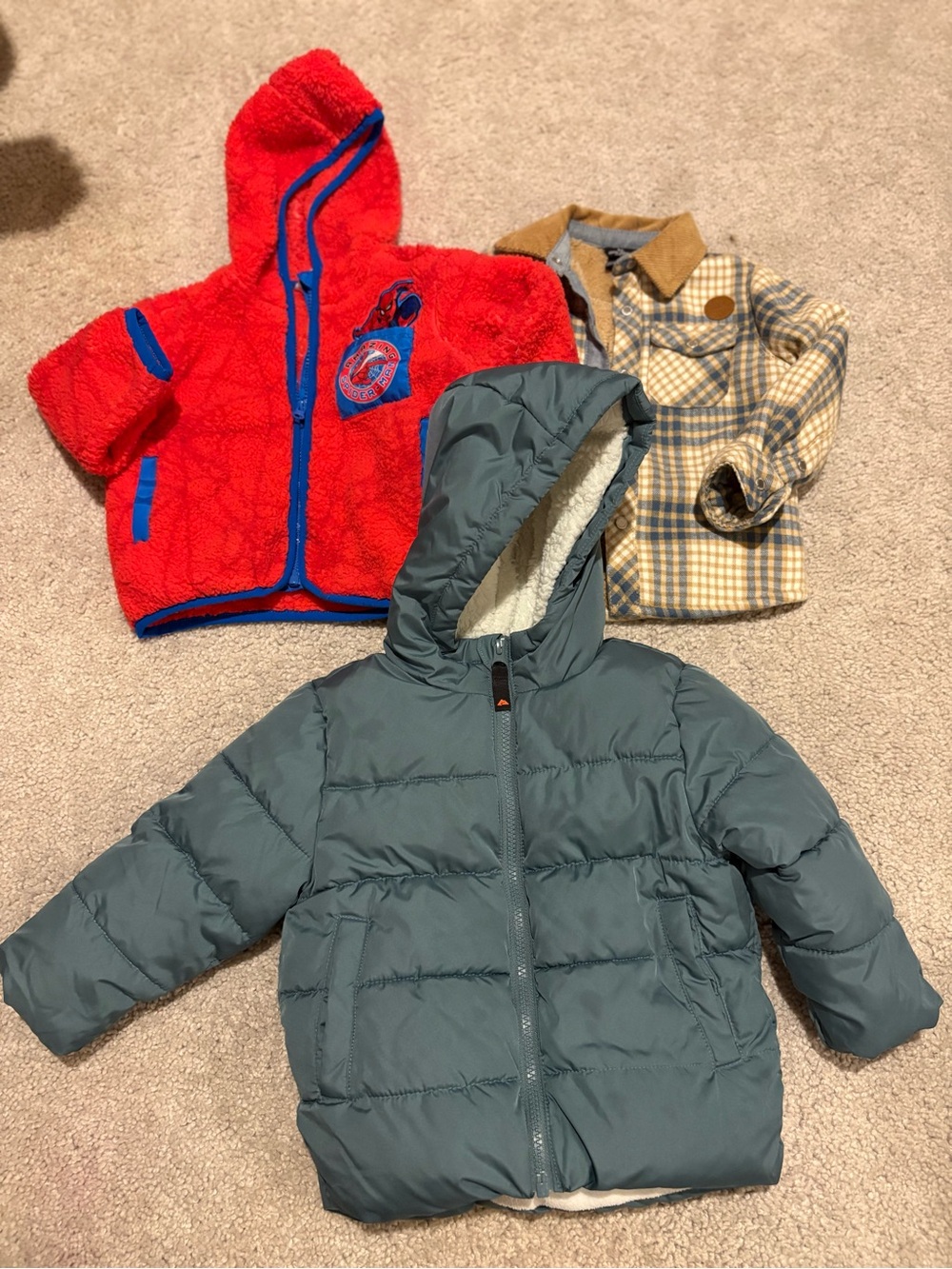 Bundle of Jackets/Coats for 2T Boys